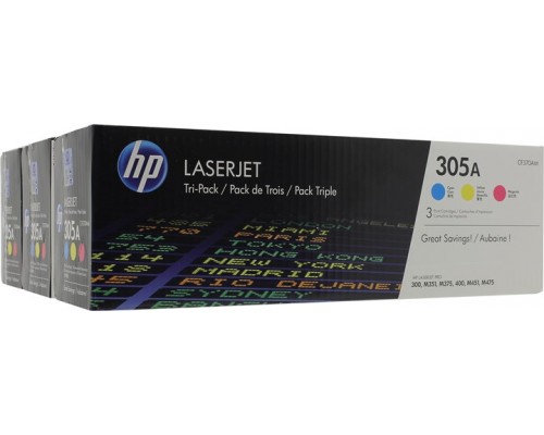 HP CF370AM (305A) комплект картриджей 