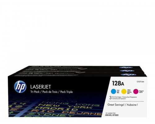 HP CF371AM (128A) комплект картриджей