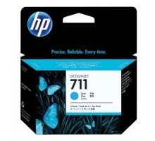 HP CZ134A (711) голубой (3 картриджа CZ130A)