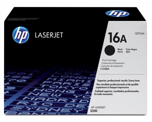 HP Q7516A (16A) тонер-картридж черный