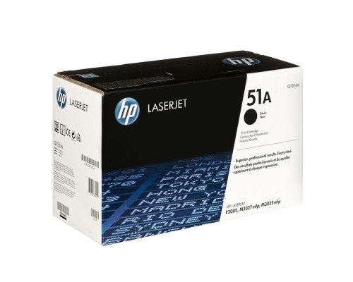 HP Q7551A (51A) тонер-картридж черный