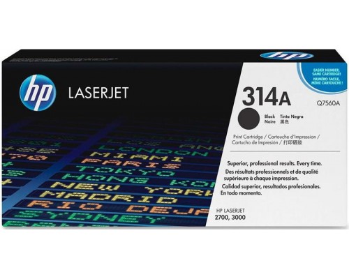 HP Q7560A (314A) тонер-картридж черный