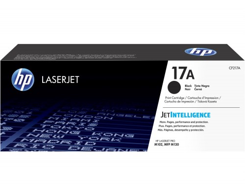 HP CF217A (17A) тонер-картридж черный