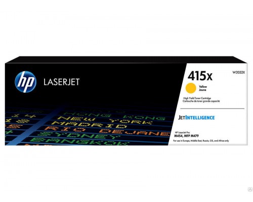 HP W2032X 415X тонер-картридж желтый