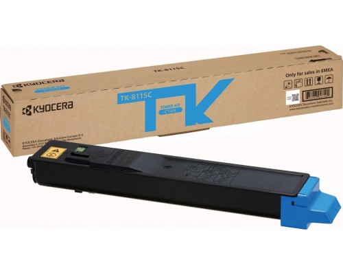 Kyocera TK-8115C (1T02P3CNL0) тонер-картридж голубой