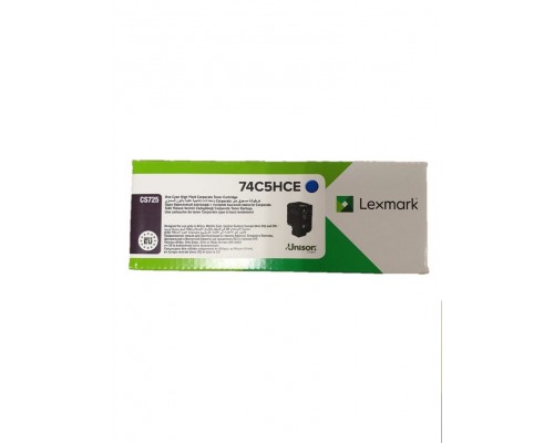 LEXMARK 74C5SCE / 74C0S20 тонер картридж голубой