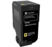 LEXMARK 74C5HYE тонер картридж желтый