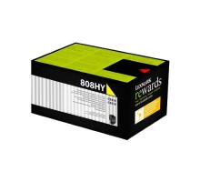 LEXMARK 80C8HY0 (808HY) тонер картридж желтый