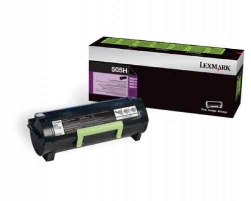 LEXMARK 50F5H00 (505H) тонер-картридж черный