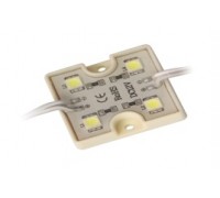 Светодиодный модуль DKB 4SMD 5050 холодный белый 36x36x6 мм .