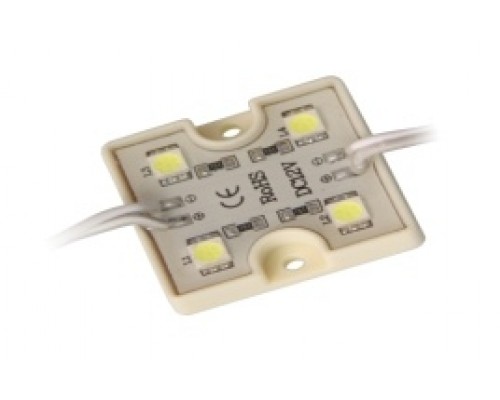 Светодиодный модуль DKB 4SMD 5050 холодный белый 36x36x6 мм .