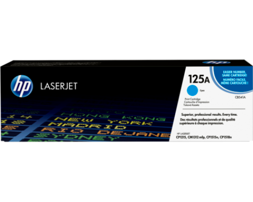 HP CB541A (125A) тонер-картридж голубой