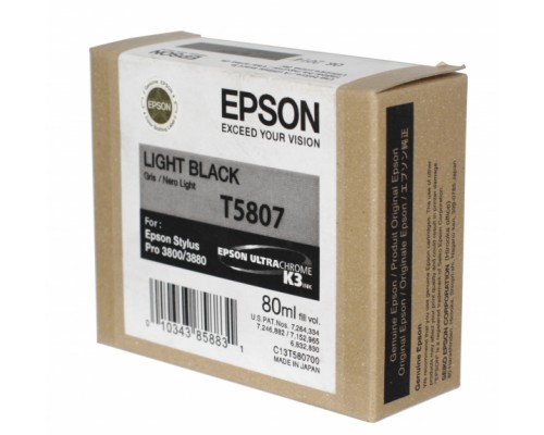 C13T580700 EPSON T5807 Картридж светло-черный