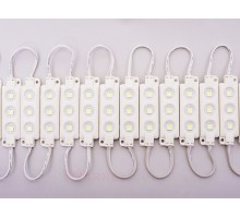 Светодиодный модуль DKB 3SMD 5050 холодный белый 68,2x19,5x5,7 мм.