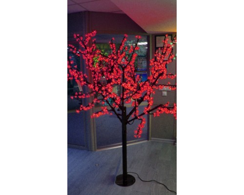 Светодиодное дерево Сакура 1,9x1,5 м. 24V красный