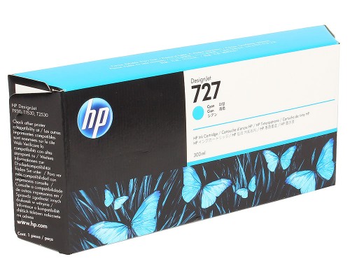 HP F9J76A (727) струйный картридж голубой.