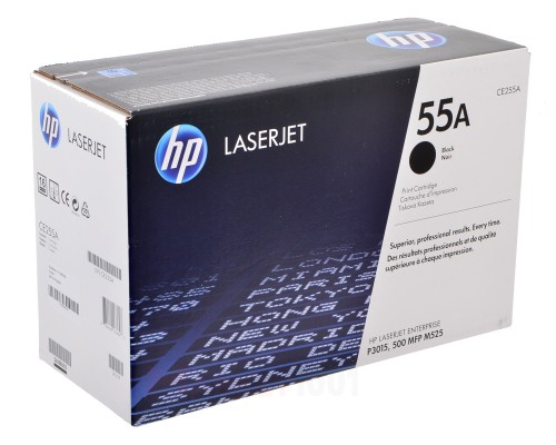HP CE255A (55A) тонер-картридж черный