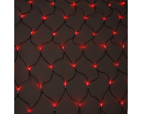 Световая (светодиодная) сеть 2x3 м с контроллером красный. Кабель ПВХ Световая (светодиодная) сеть 2x3 м с контроллером красный. Кабель ПВХ