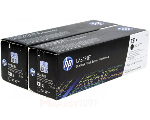 HP CF210XD (131X) тонер-картридж черный двойная упаковка