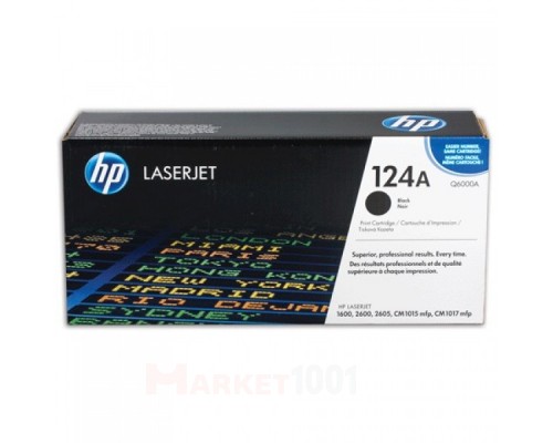 HP Q6000A (124A) тонер-картридж черный