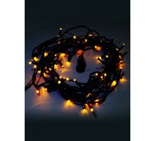 Гирлянда светодиодная Твинкл лайт 10 метров с контроллером желтая (кабель ПВХ) Гирлянда светодиодная Твинкл лайт 10 метров с контроллером желтая (кабель ПВХ)