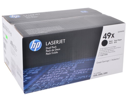 HP Q5949XD (49X) тонер-картридж черный двойная упаковка