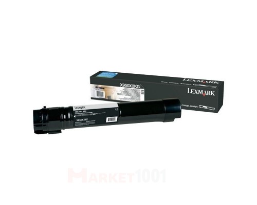 LEXMARK X950X2KG тонер-картридж черный LEXMARK X950X2KG тонер-картридж черный