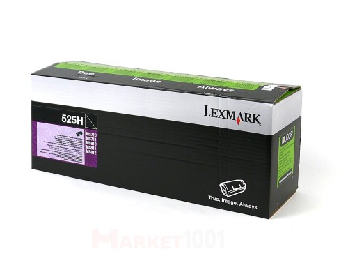 LEXMARK 52D5H00 / 52D5H0E / 52D0HA0 (525HE) тонер-картридж черный